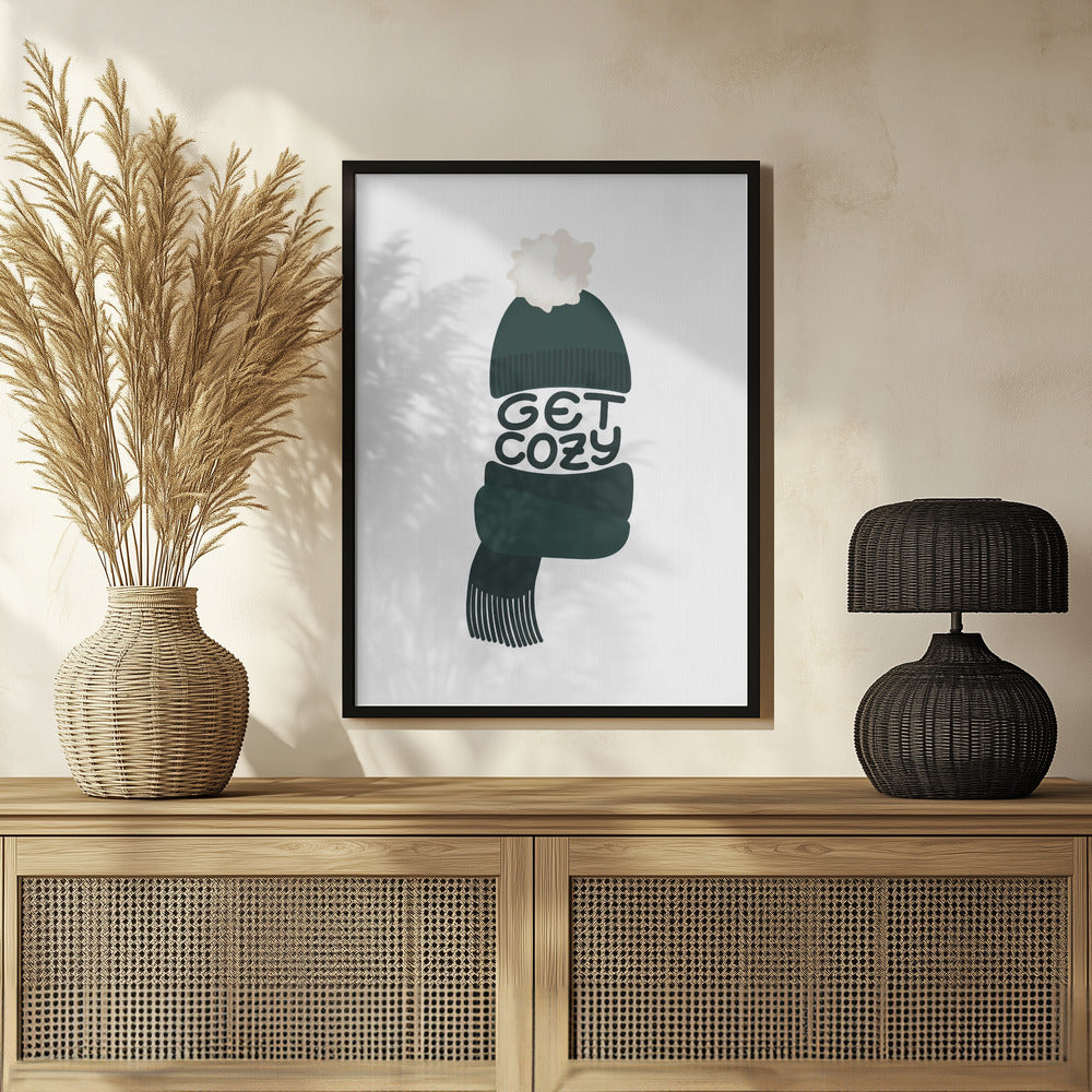 Get cozy (green) Poster