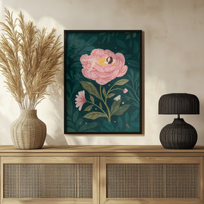 Peony Girl Poster