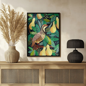 Partridge in a pear tree Poster