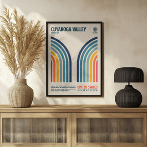 Cuyahoga National Park Travel Poster Poster