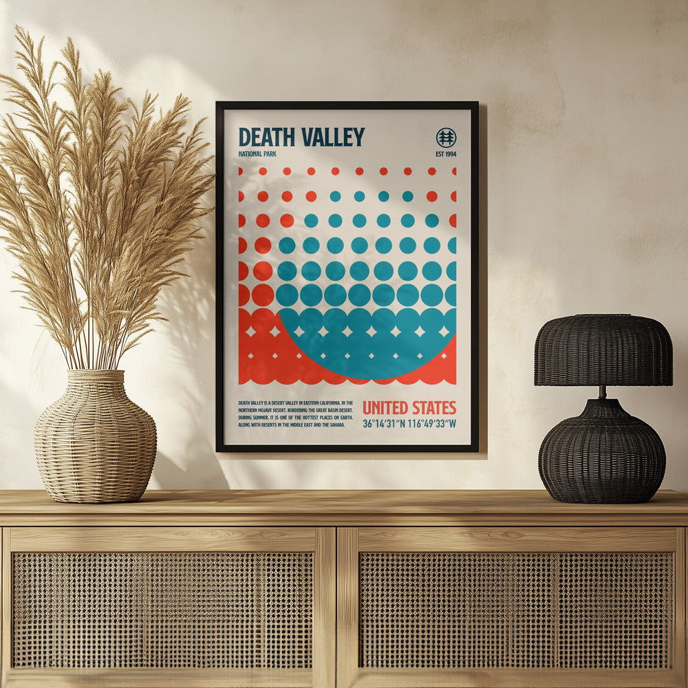 Death Valley National Park Travel Poster Poster