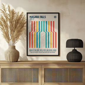 Niagara Falls National Park Travel Poster Poster