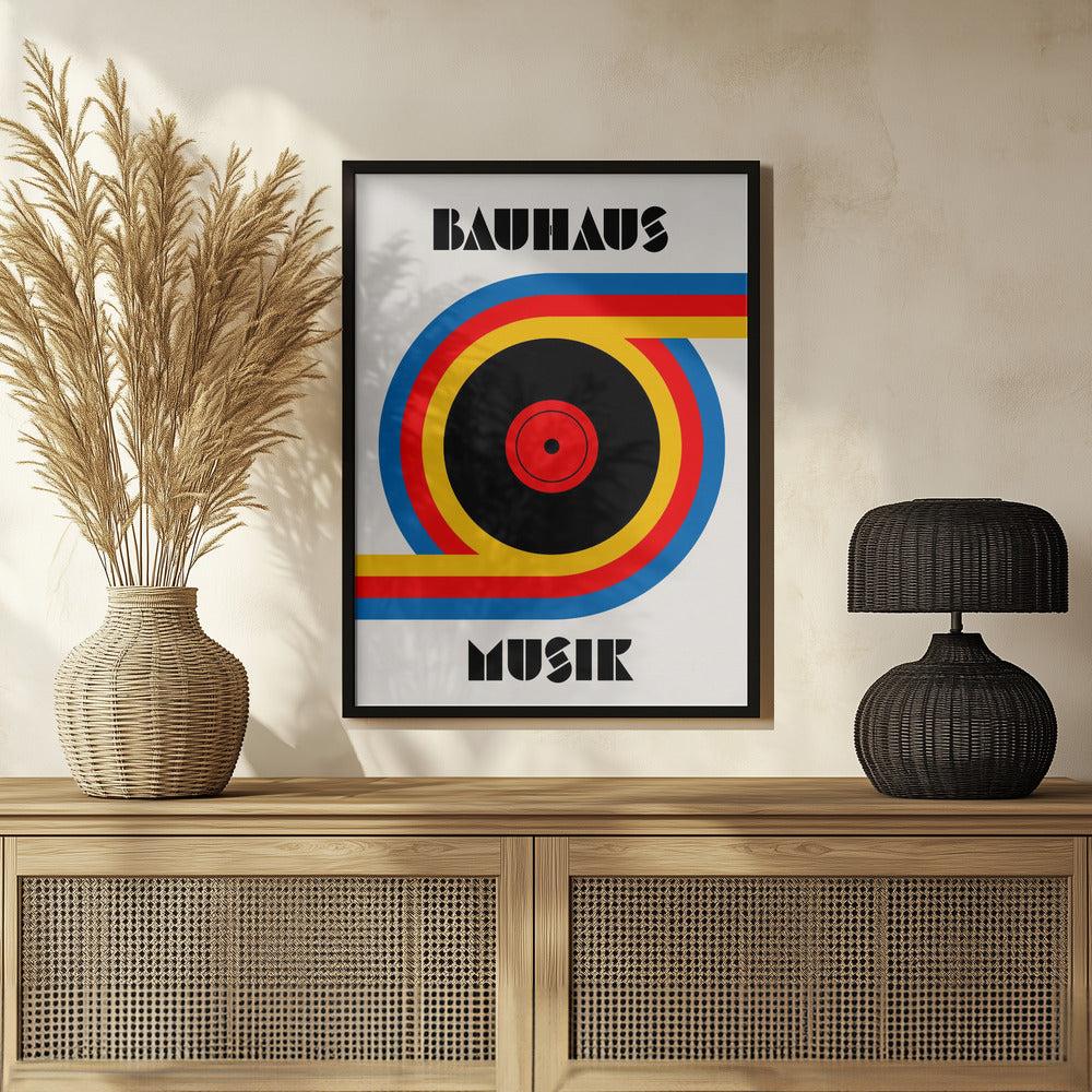 Bauhaus Musik Vinyl Poster