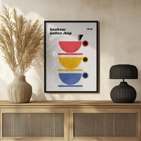 Bauhaus Coffee Minimalist Poster