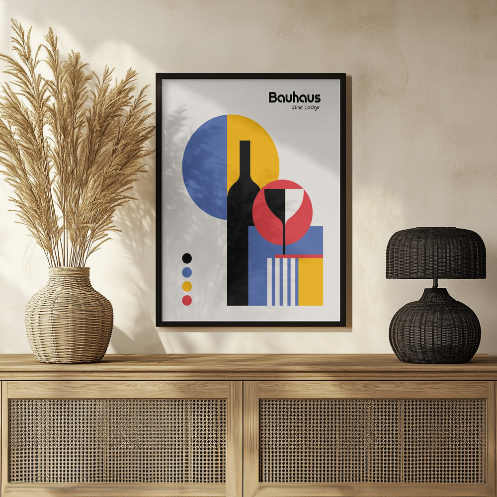 Bauhaus Wine Lodge Poster