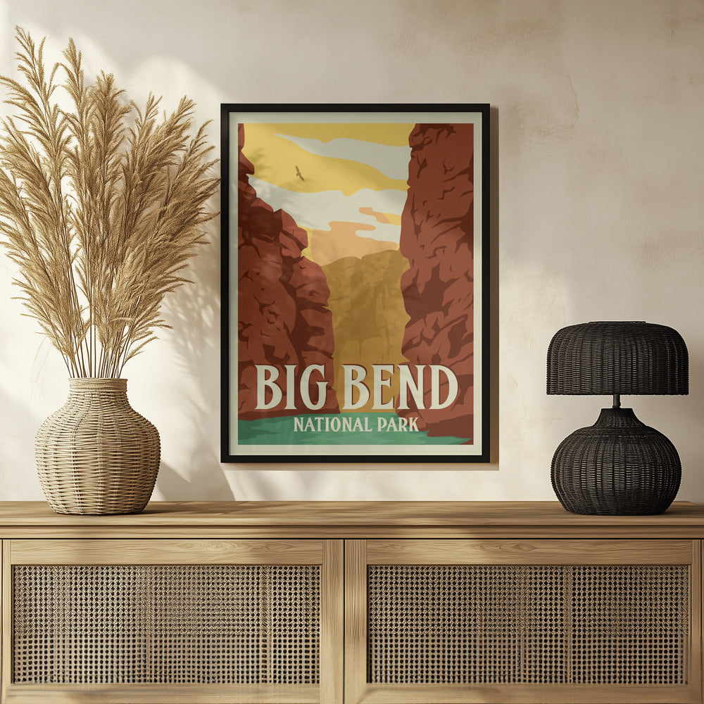 Big Bend National Park Travel Print Poster