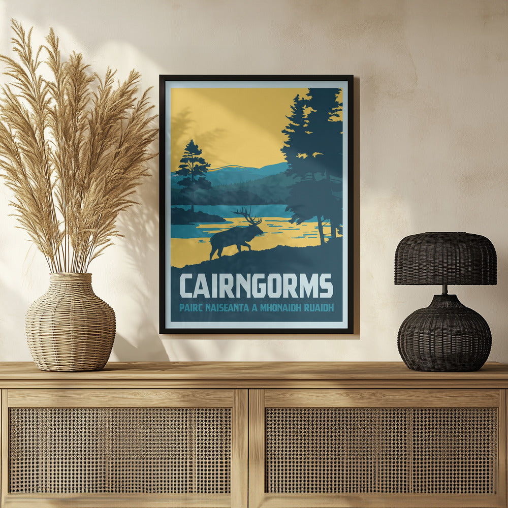 Cairngorms National Park Travel Print Poster