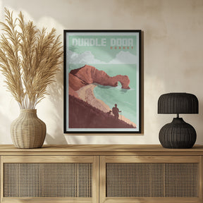 Durdle Door Dorset Travel Print Poster