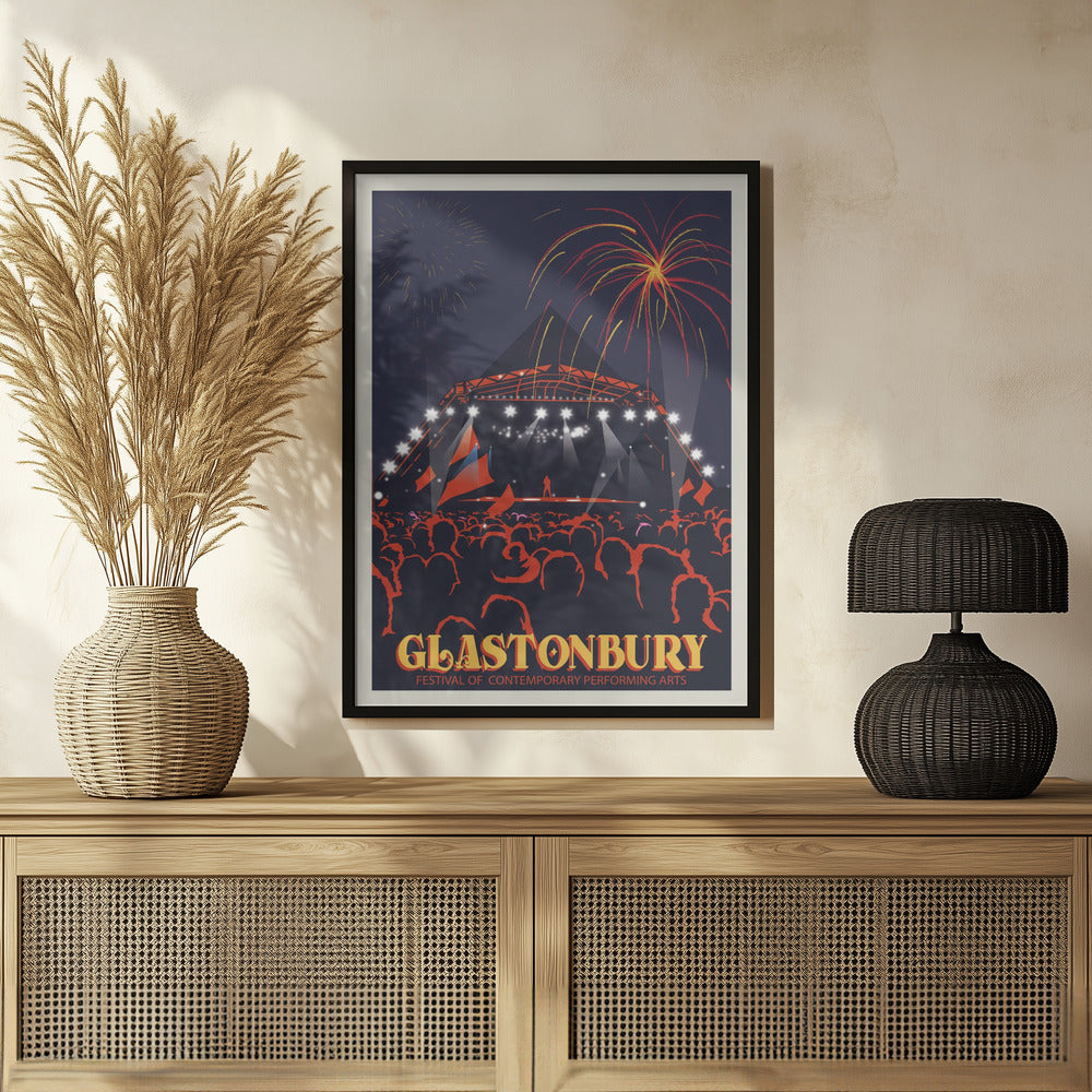 Glastonbury Festival Print Poster