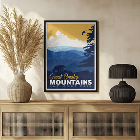 Great Smoky National Park Travel Print Poster