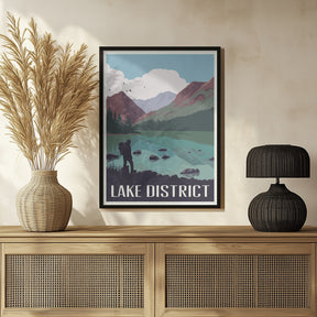 Lake District Travel Print Poster