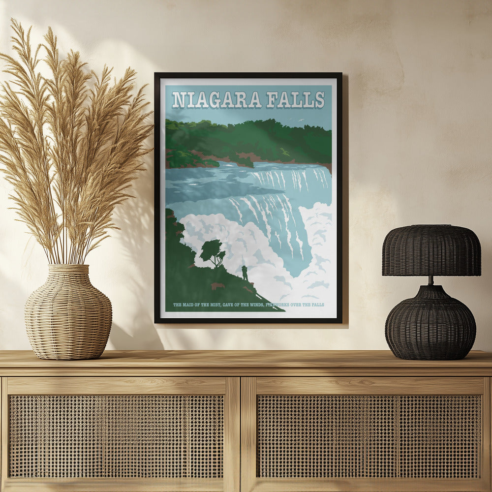 Niagara FallsTravel Print Poster