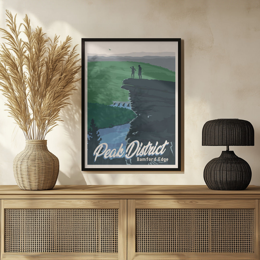 Peak District National Park Travel Print Poster