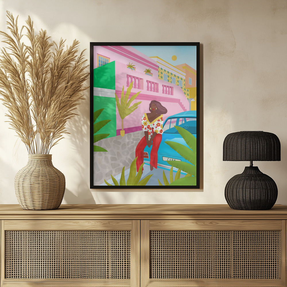 Tropical Woman Poster