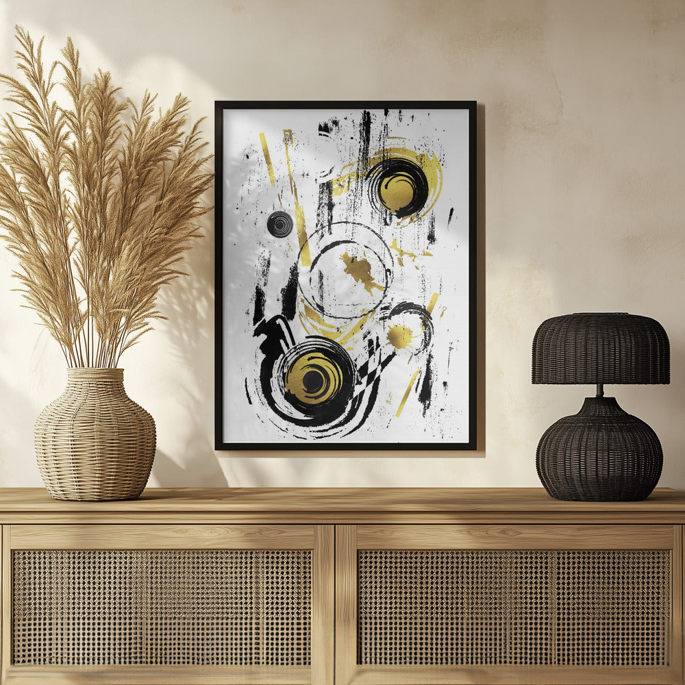 ABSTRACT ART Dynamic Game Poster