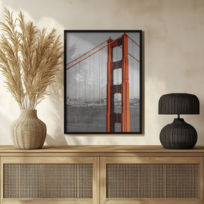 Golden Gate Bridge in Detail Poster