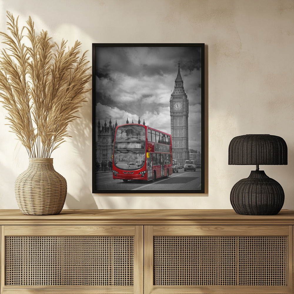 LONDON Streetscene Poster