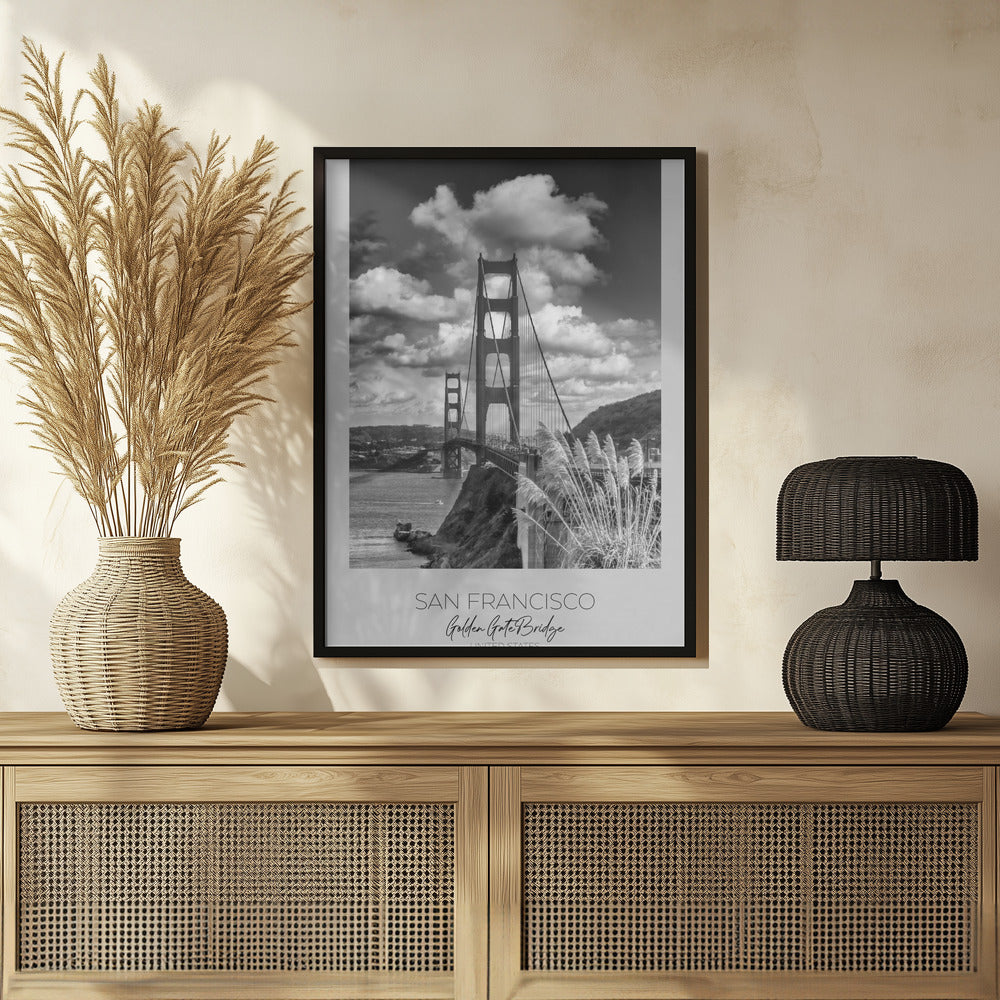 In focus: SAN FRANCISCO Golden Gate Bridge Poster