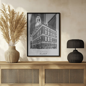 In focus: BOSTON Faneuil Hall Poster