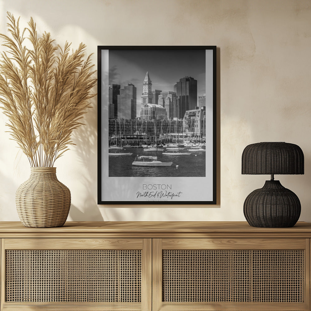 In focus: BOSTON Skyline North End &amp; Waterfront Poster