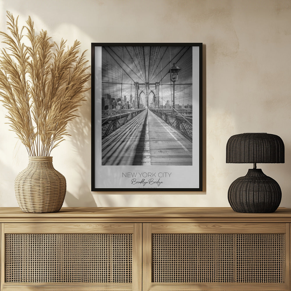 In focus: NEW YORK CITY Brooklyn Bridge Poster