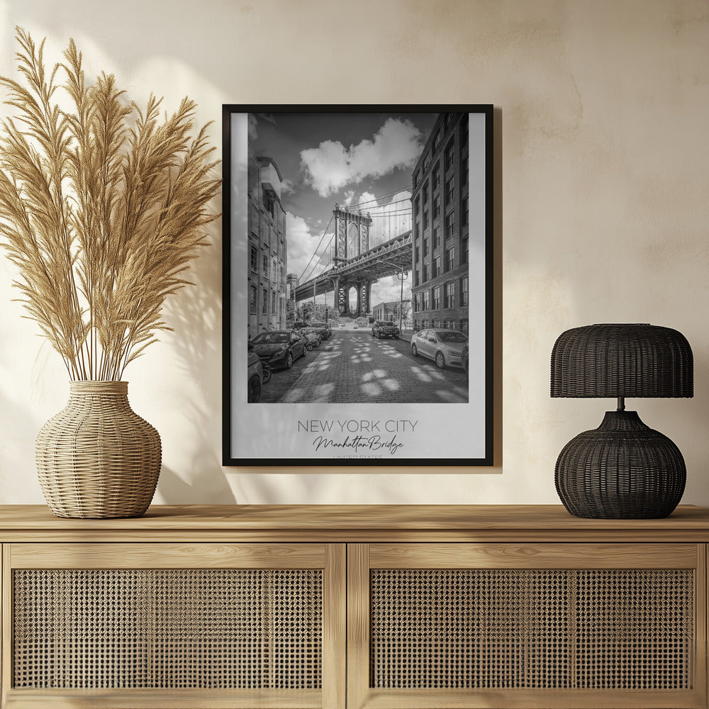 In focus: NEW YORK CITY Manhattan Bridge Poster