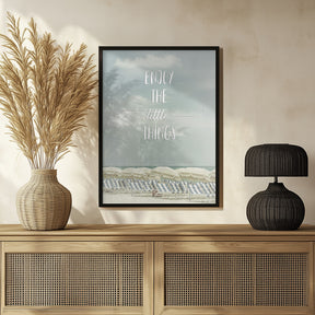 Enjoy the little things | Beachscape Poster