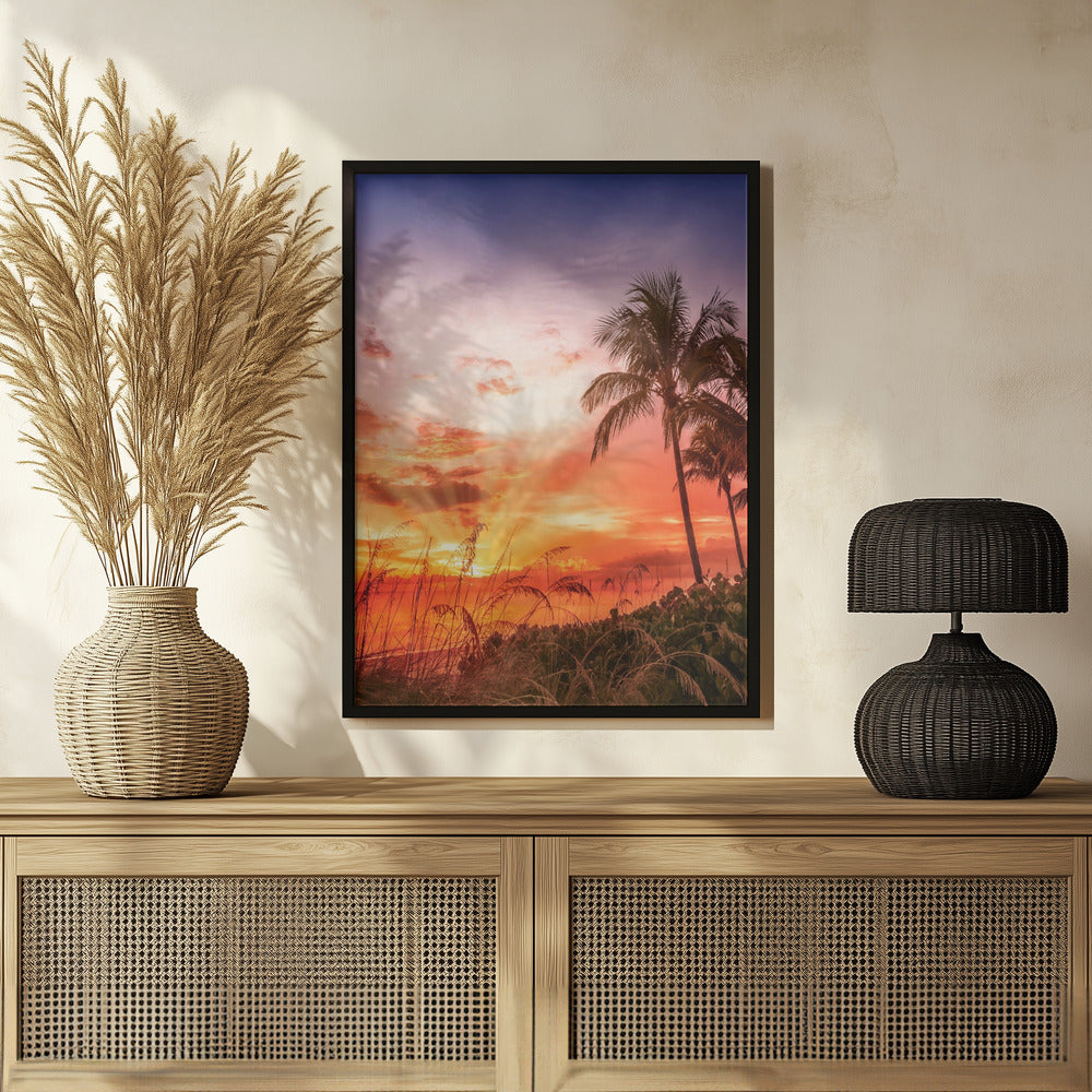 BONITA BEACH Picturesque Sunset Poster