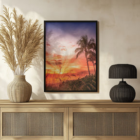 BONITA BEACH Picturesque Sunset Poster