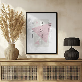 Free spirit - pink Poster