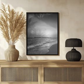 Gasparilla Island - Monochrome coastal impression Poster