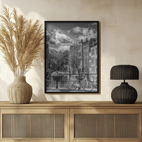 UTRECHT Oudegracht with view in southern direction | Monochrome Poster