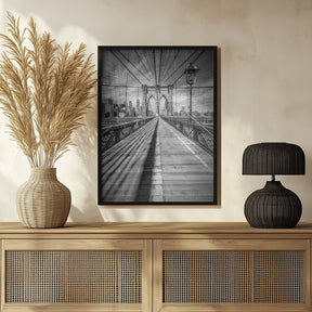 NEW YORK CITY Brooklyn Bridge Poster