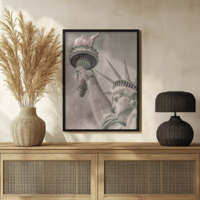 NEW YORK CITY Statue of Liberty | urban vintage style Poster