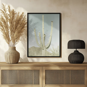 SAGUARO NATIONAL PARK Vintage Giant Saguaro Poster