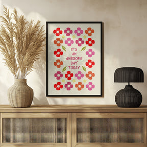 Awesome flowers Poster