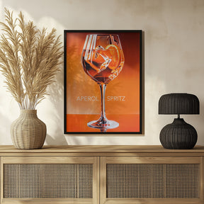 Aperol Spritz Orange Poster