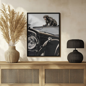 Monkey and the Bentley Poster