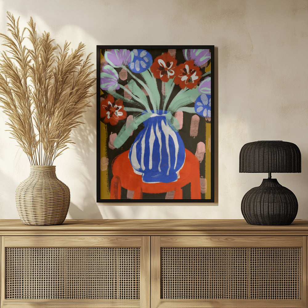 Floral still life no 2 Poster