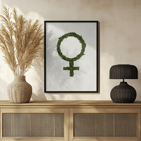 Feminism White Poster