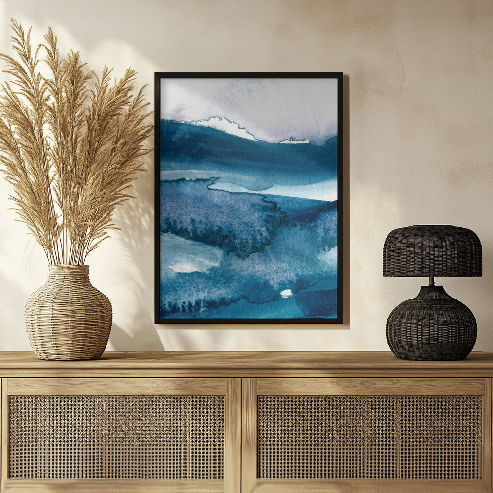 Stormy sea Poster