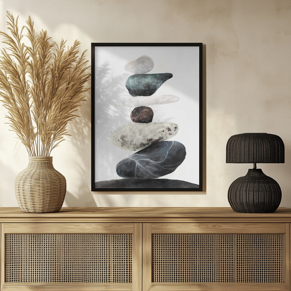 Stones from the beach Poster