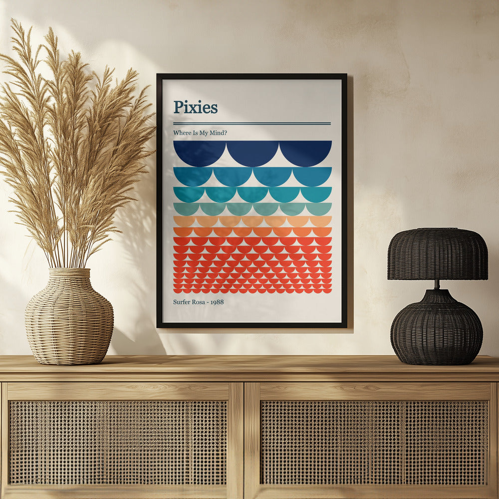 Pixies Retro gig poster Poster