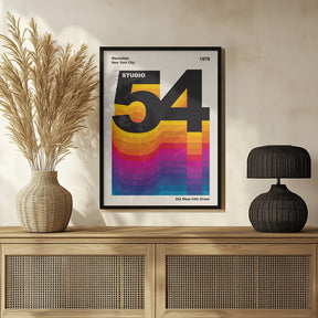 Studio 54 Retro Design Poster