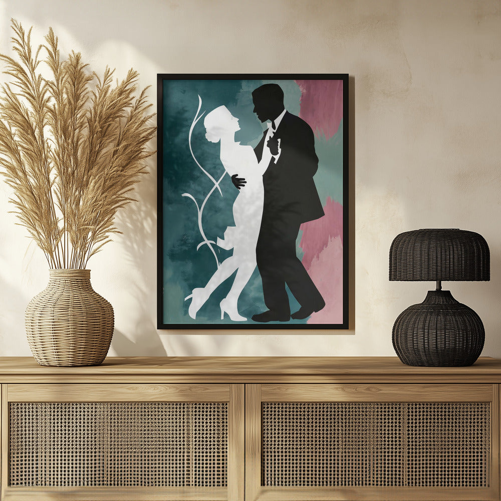 Elegant Couple Dancing Poster