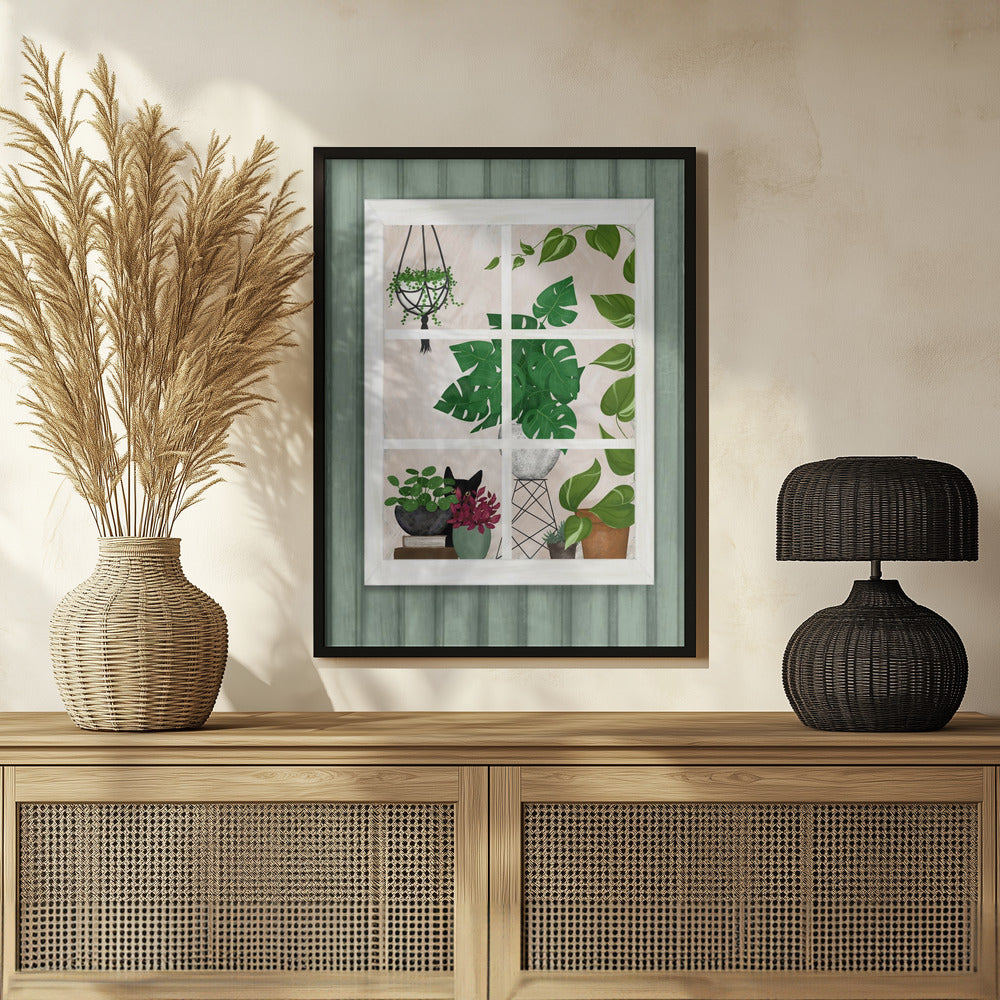 Plant window Poster