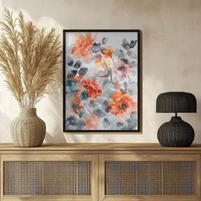 Watercolor Floral No. 2 Poster