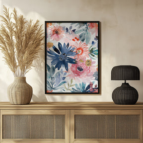 Watercolor Floral No. 1 Poster