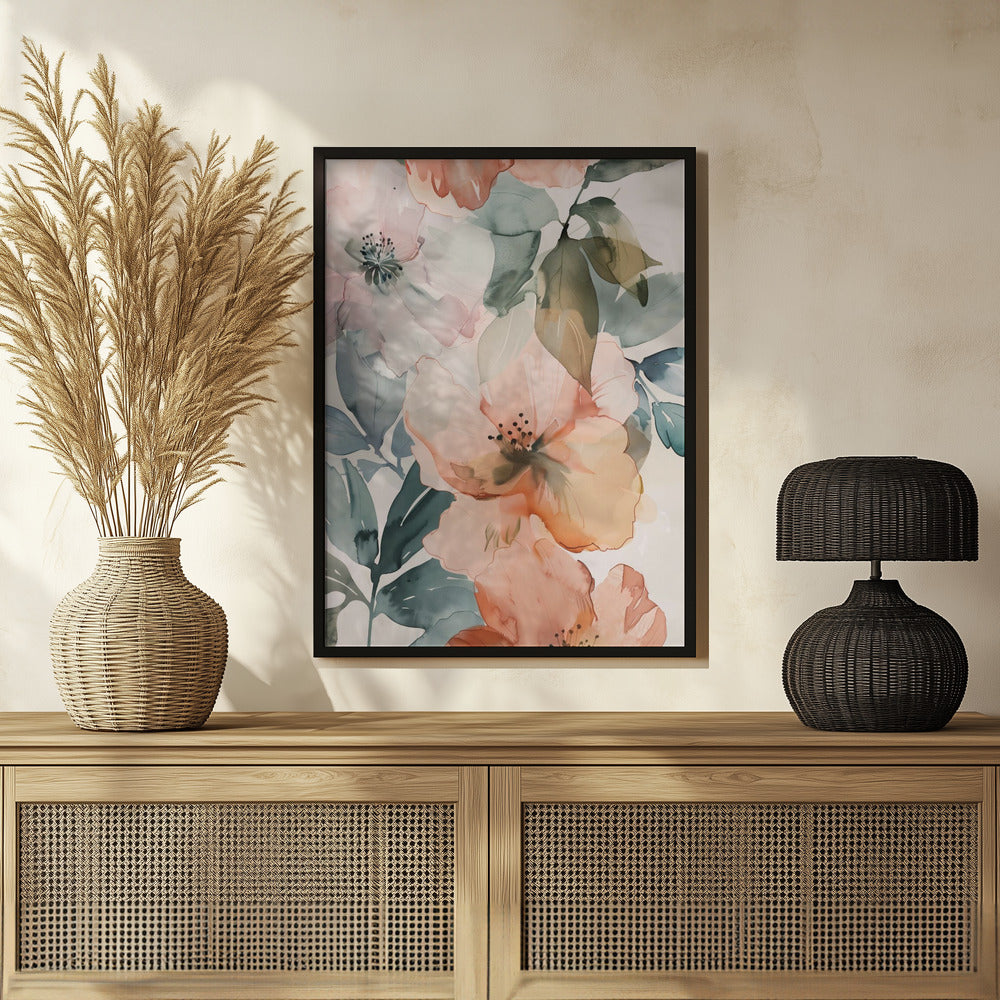 Watercolor Floral No. 3 Poster