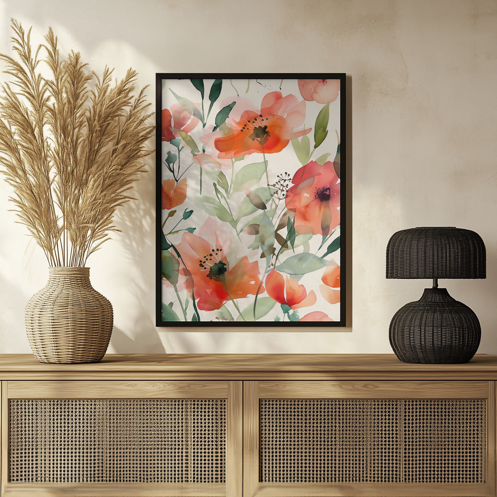 Watercolor Floral No. 10 Poster